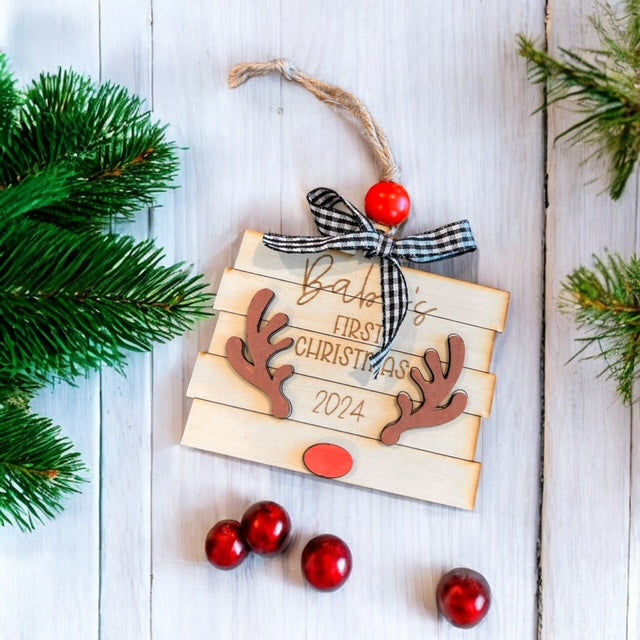 Sentimental Keepsake Ornaments – Firsts, Remembrance, & Religious | Painted or DIY Kit.