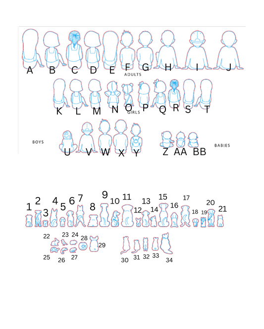 Custom Family Portrait Ornament – Personalized Christmas Keepsake.