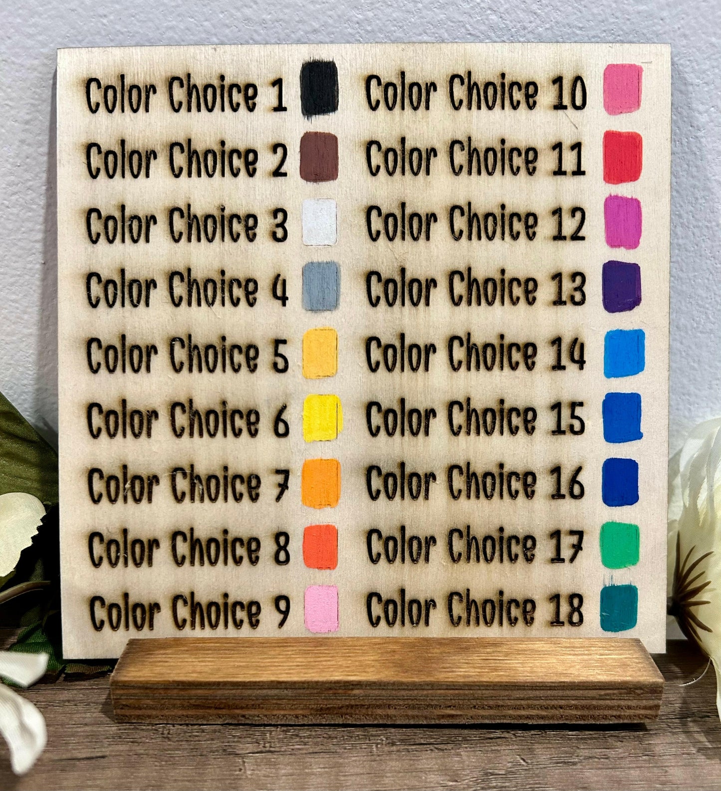Personalized Photo Engraved on Wood with Stand - Oh Elly Designs