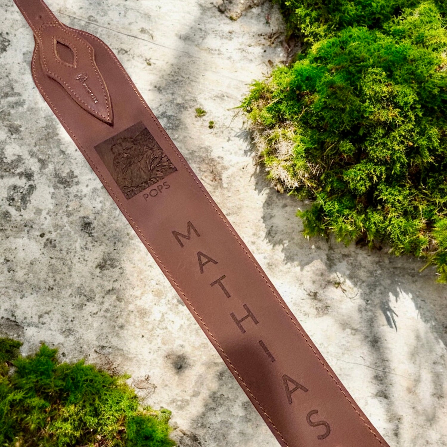 Custom Order of a Gun Sleeve with Engraved portrait for Morgan.