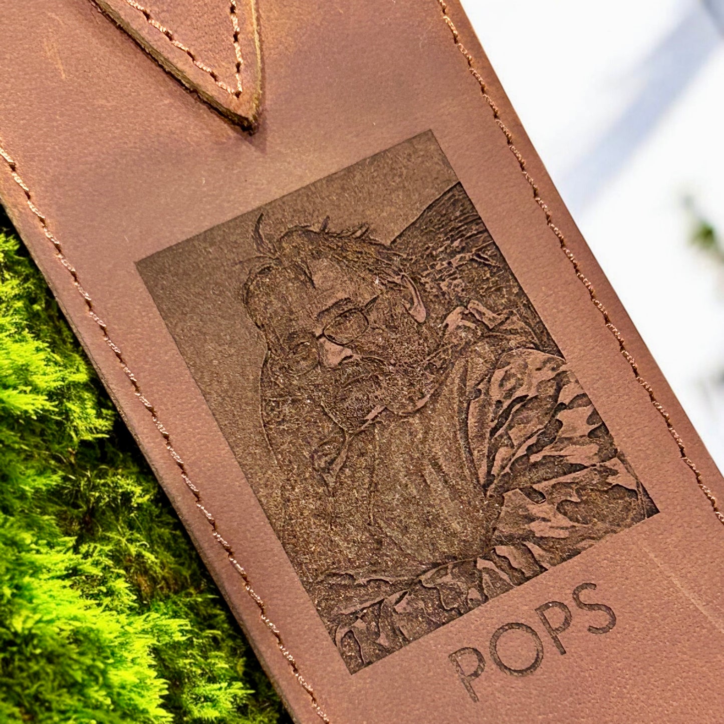 Custom Order of a Gun Sleeve with Engraved portrait for Morgan