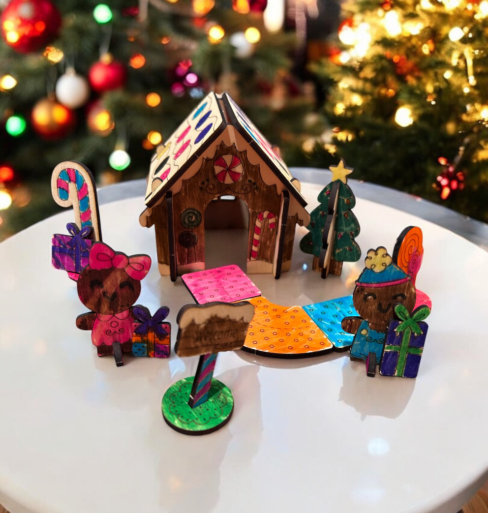 DIY Gingerbread House Kit.