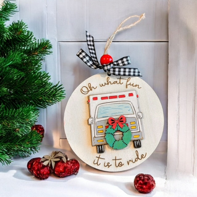 Occupations & Hobbies Ornaments – Career & Passion-Themed | Painted or DIY Kit.