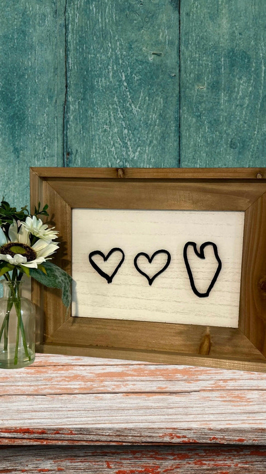 Handwritten Heart Sign