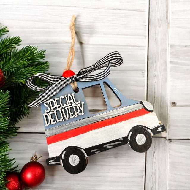 Festive & Fun Ornaments – Gift Card Holders, Disco & Satire Designs | Painted or DIY Kit.