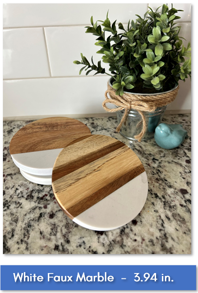 Custom Engraved Wood Coasters - Set of 4 - Oh Elly Designs