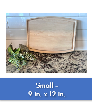 9 x 12 in. maple cutting boards