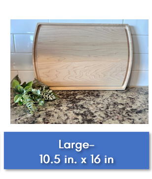 10.5 x 16 in maple cutting boards