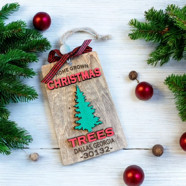 State Pride & Zip Code Ornaments – Celebrate Your Roots | Painted or DIY Kit.
