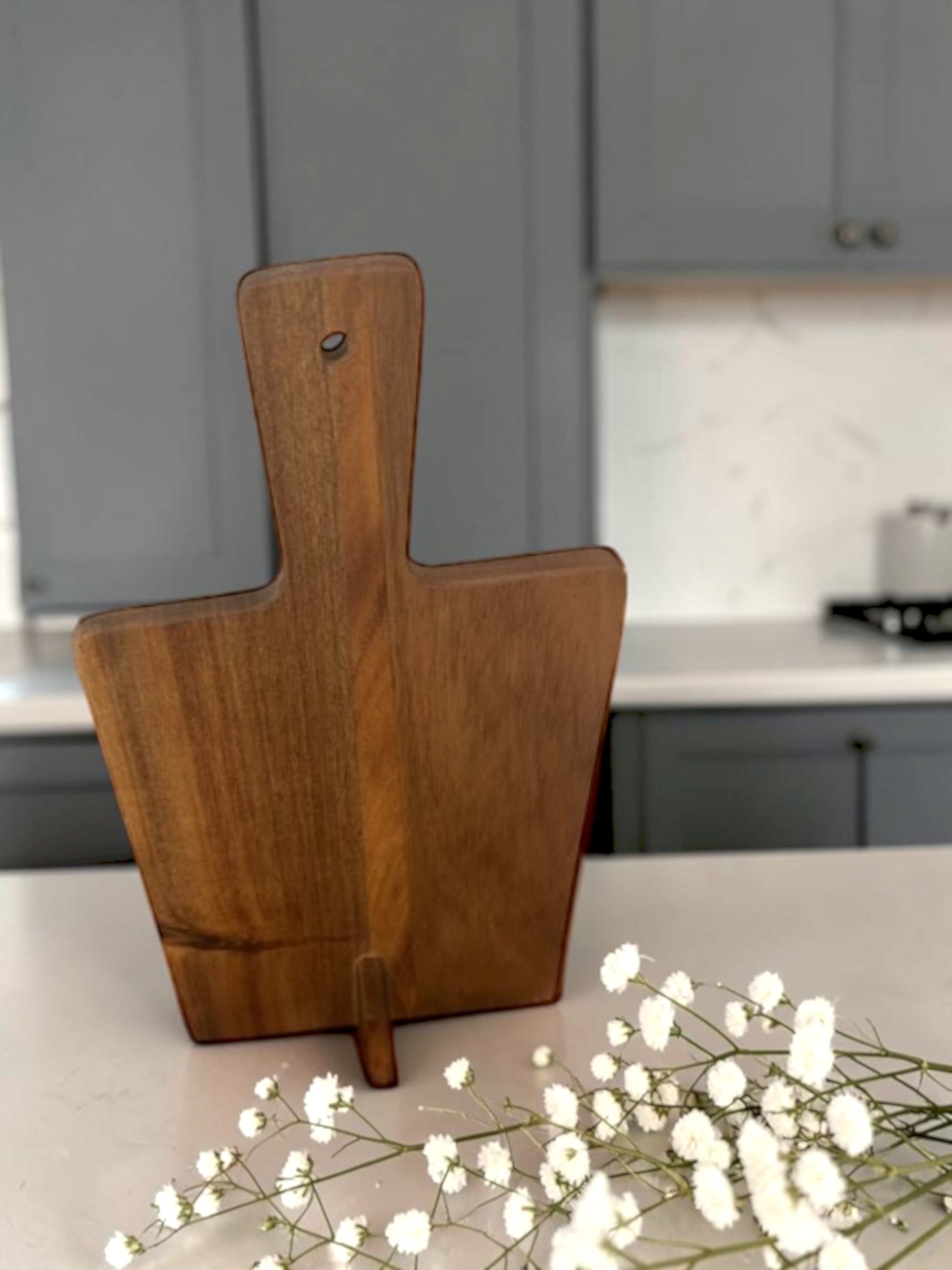 Handwritten Recipe Cookbook Stand | Personalized Engraved Acacia Wood | Custom Recipe Gift | Family Recipe Keepsake - Oh Elly Designs