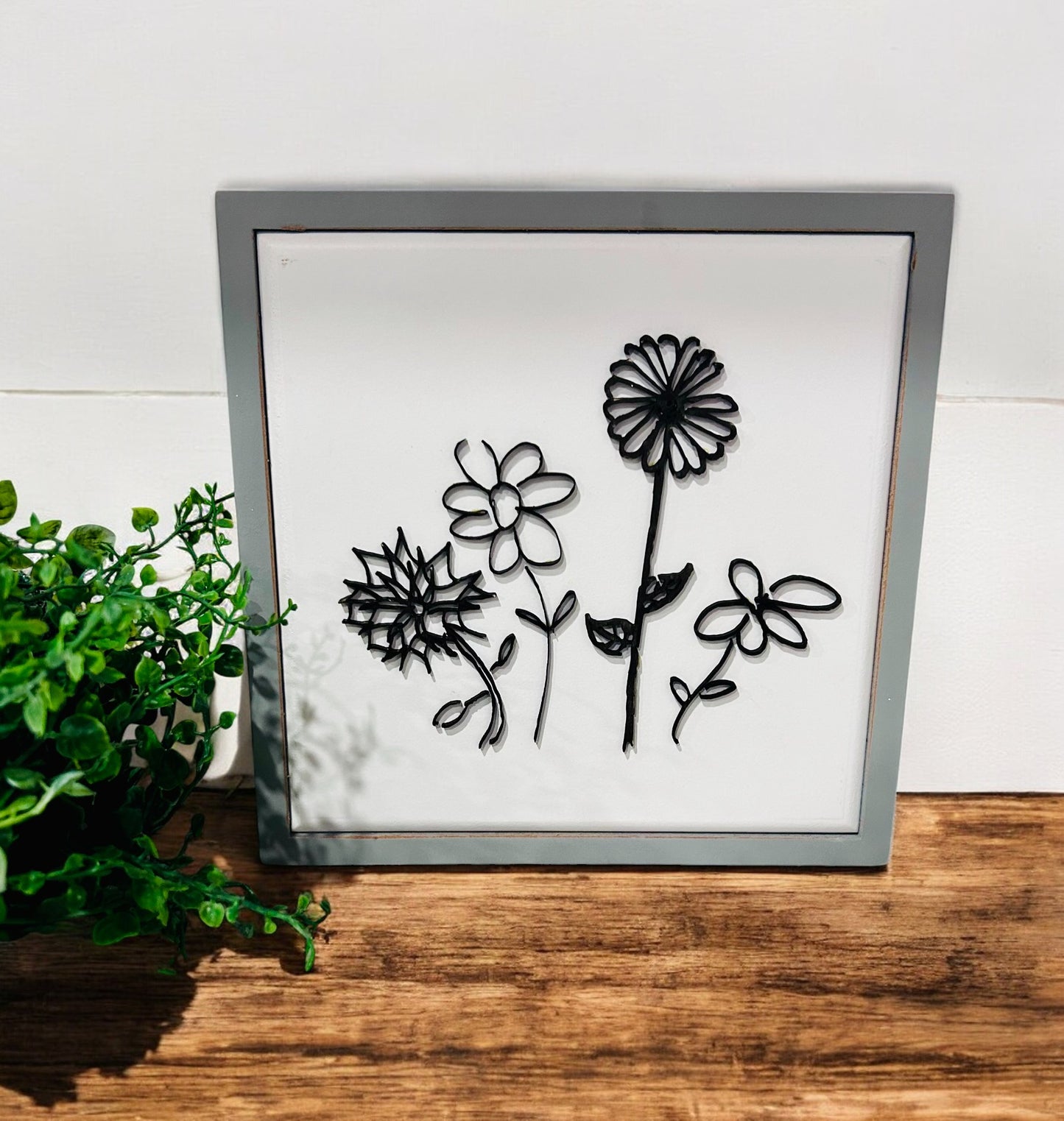 Handwritten Flower Sign - Oh Elly Designs