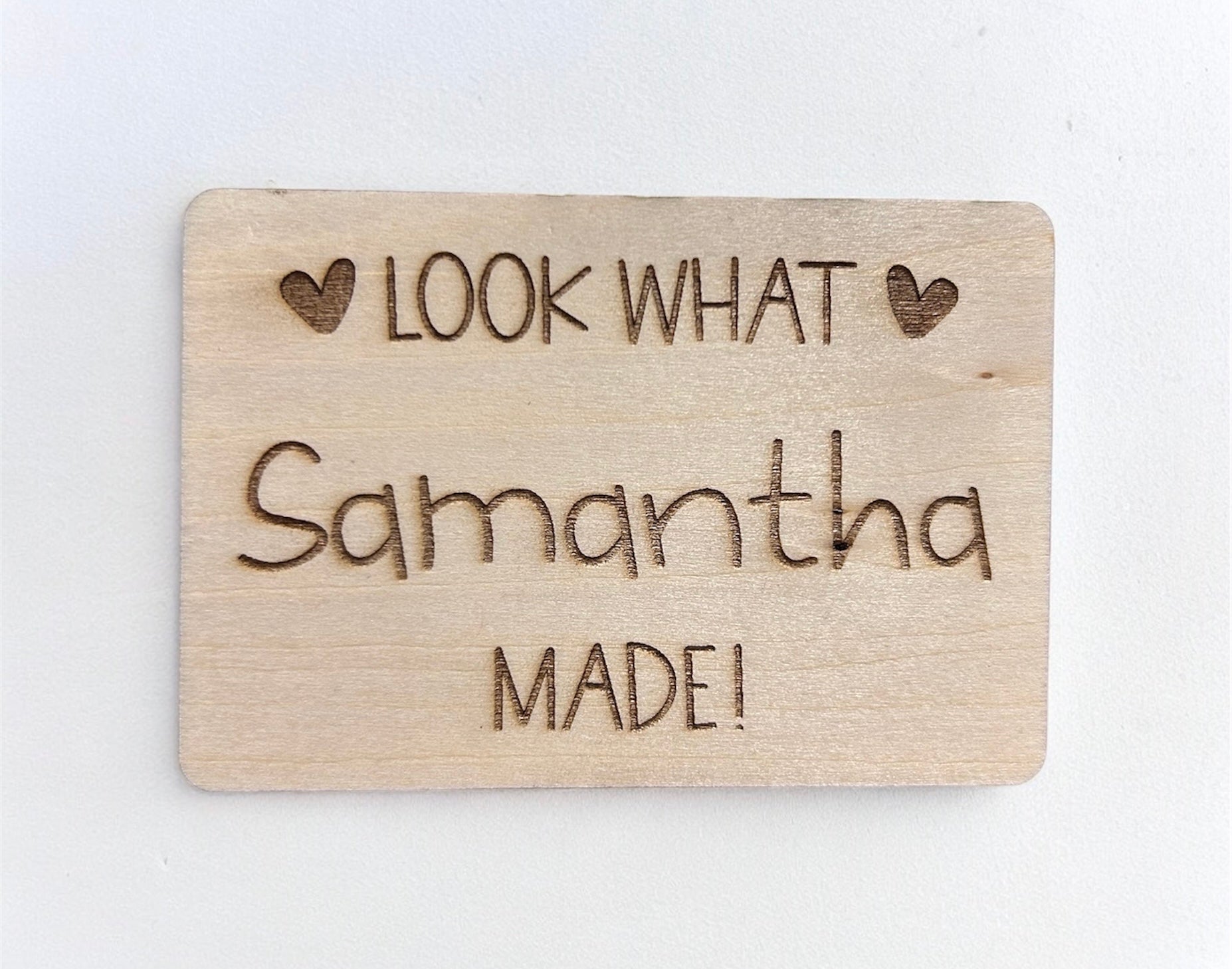 Personalized Magnet - Look What [Child's Name] Made 