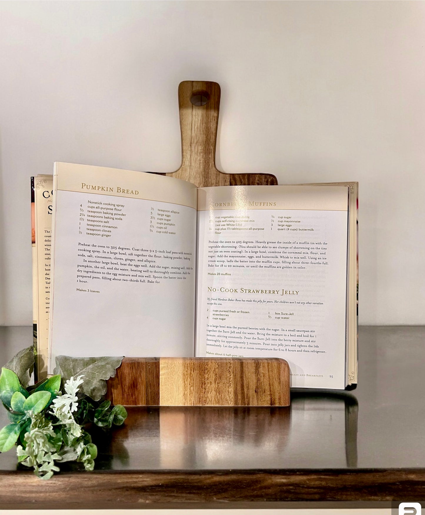 Handwritten Recipe Cookbook Stand - Oh Elly Designs