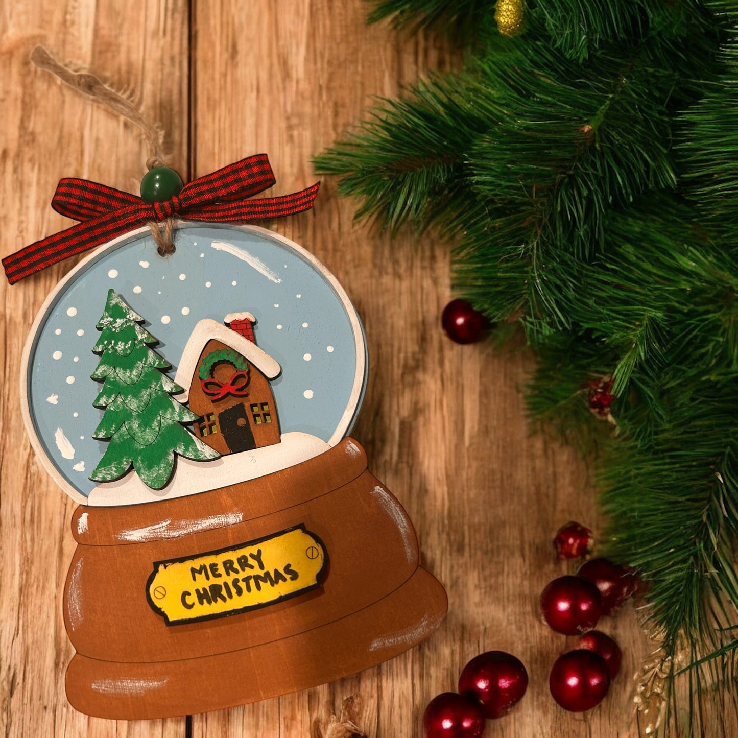 DIY Christmas Ornament Kits – Paint Your Own Ornaments | Single or 4-Pack Bundle | Kids Holiday Craft Kits | Wood Ornament Painting Set