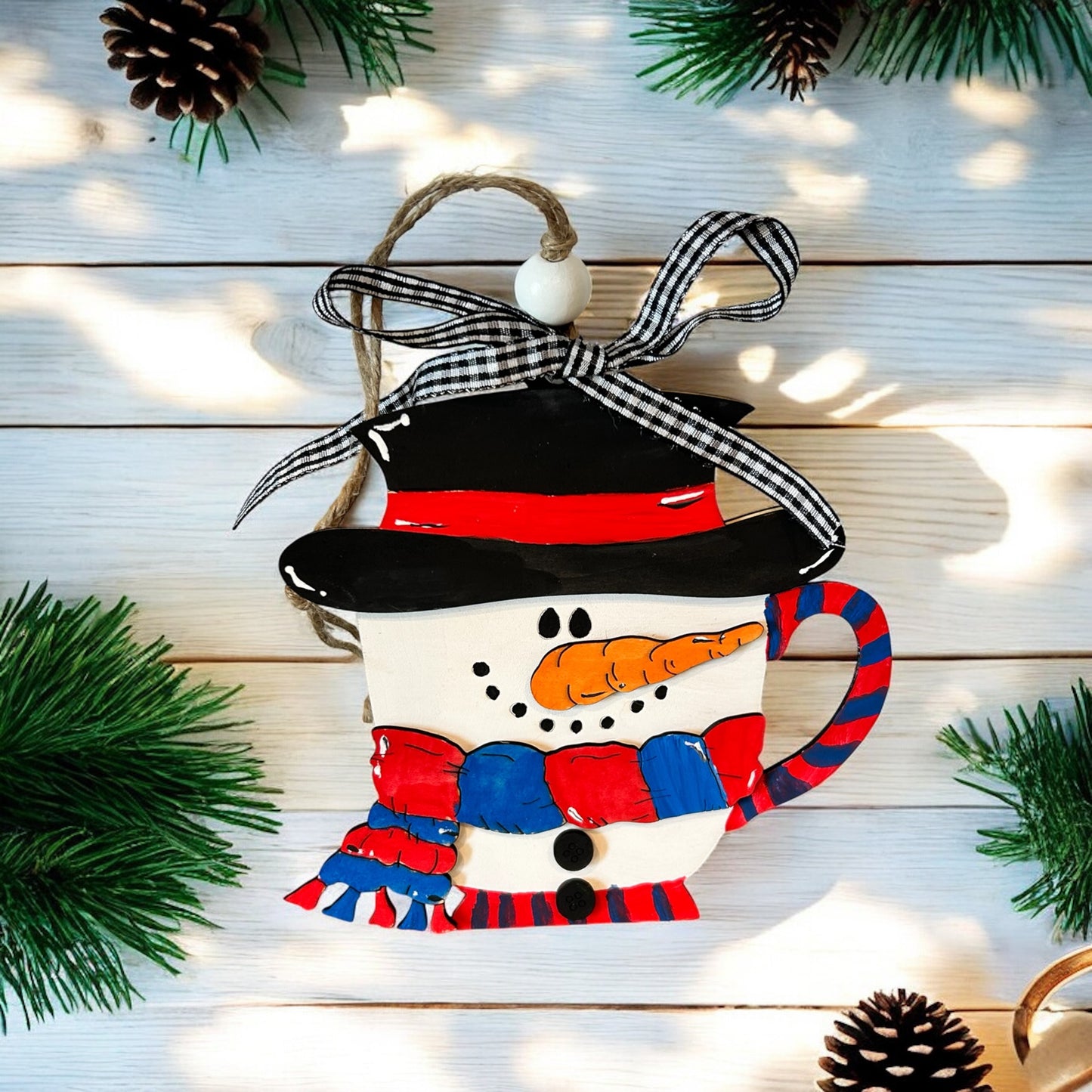 Holiday Classic Ornaments – Painted or DIY Kit | Gingerbread Men, Snowman & Santa Designs