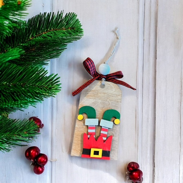 Countryside Charm Ornaments – Painted or DIY Kit | Farm, Wood Tag, and Vintage Truck Designs.