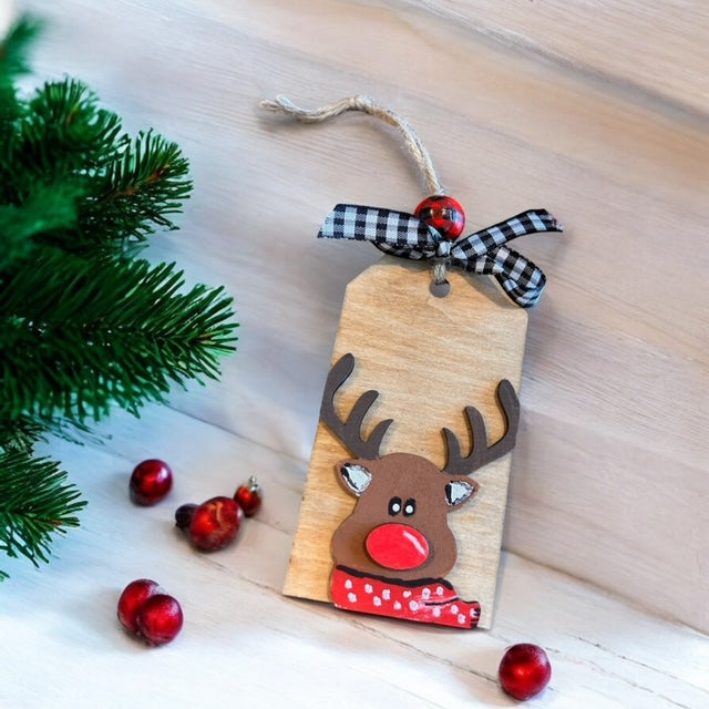 Countryside Charm Ornaments – Painted or DIY Kit | Farm, Wood Tag, and Vintage Truck Designs.