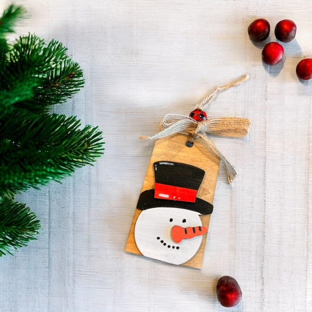 Countryside Charm Ornaments – Painted or DIY Kit | Farm, Wood Tag, and Vintage Truck Designs.